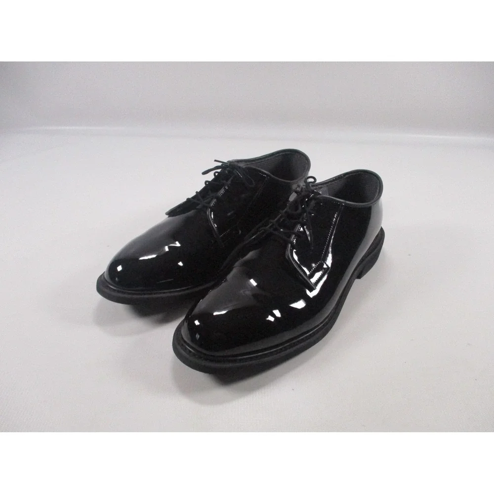 Bates 00941C High Gloss Black Oxford Dress Shoes Mens Size‎ 13 D Uniform Shoes